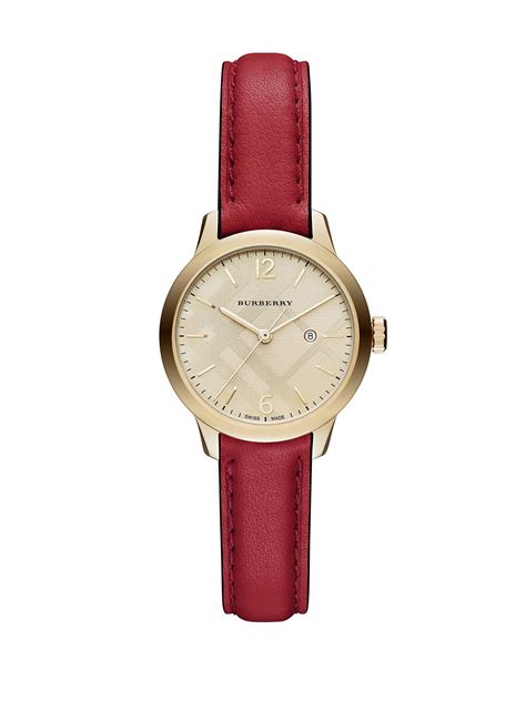 red burberry watch|burberry female watches.